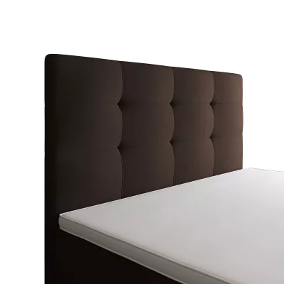 Jednolôžková posteľ 120x200 STIG 8 s úložným priestorom - hnedá