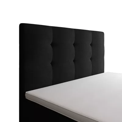 Jednolôžková posteľ 120x200 STIG 8 s úložným priestorom - čierna
