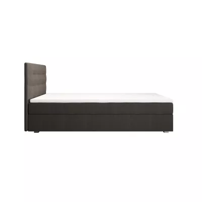 Jednolôžková posteľ 90x200 STIG COMFORT 8 s úložným priestorom - svetlo hnedá