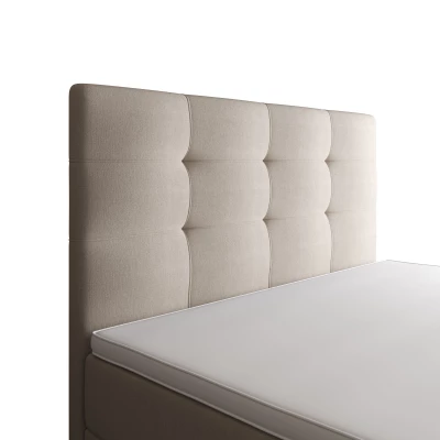 Jednolôžková posteľ 100x200 STIG COMFORT 8 s úložným priestorom - béžová