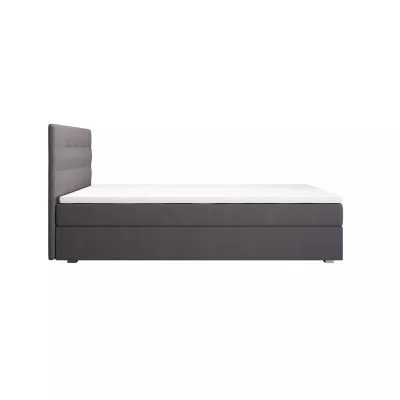 Jednolôžková posteľ 120x200 STIG COMFORT 8 s úložným priestorom - šedá