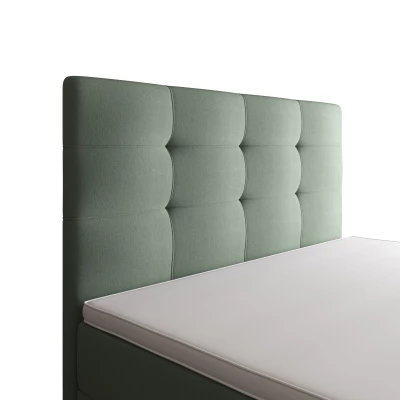 Jednolôžková posteľ 120x200 STIG COMFORT 8 s úložným priestorom - mätová