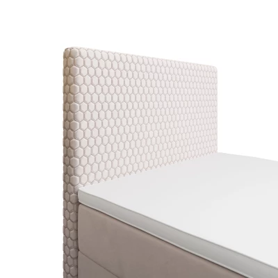 Jednolôžková čalúnená posteľ 90x200 HENIO COMFORT 1 - béžová