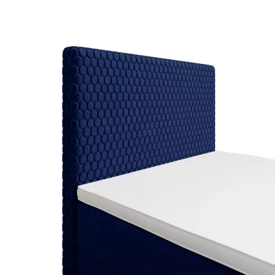 Jednolôžková čalúnená posteľ 100x200 HENIO COMFORT 1 - modrá