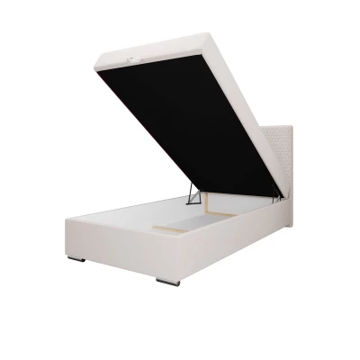 Jednolôžková čalúnená posteľ 100x200 HENIO COMFORT 1 - béžová