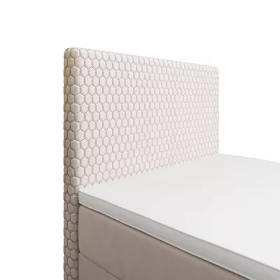 Jednolôžková čalúnená posteľ 120x200 HENIO COMFORT 1 - béžová