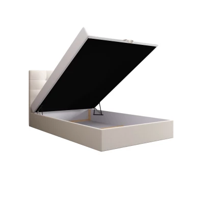 Kontinentálna jednolôžková posteľ 100x200 KALINA 1 - béžová