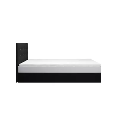 Kontinentálna jednolôžková posteľ 90x200 KALINA COMFORT 1 - čierna