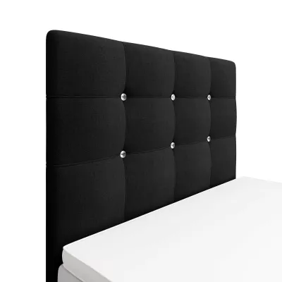 Kontinentálna jednolôžková posteľ 100x200 KALINA COMFORT 1 - čierna