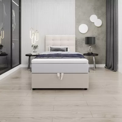 Kontinentálna jednolôžková posteľ 120x200 KALINA COMFORT 1 - béžová