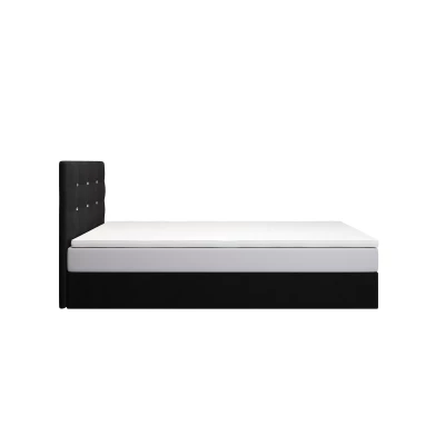 Kontinentálna jednolôžková posteľ 120x200 KALINA COMFORT 1 - čierna