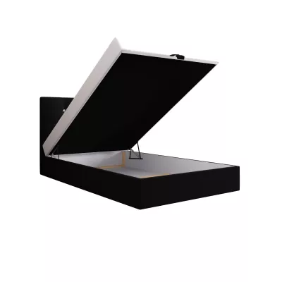 Kontinentálna jednolôžková posteľ 120x200 KALINA COMFORT 1 - čierna