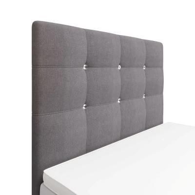Kontinentálna jednolôžková posteľ 120x200 KALINA COMFORT 1 - šedá