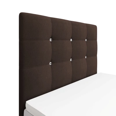 Kontinentálna jednolôžková posteľ 120x200 KALINA COMFORT 1 - hnedá