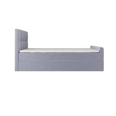 Jednolôžková boxspringová posteľ 120x200 ELIONE 1 - svetlo fialová