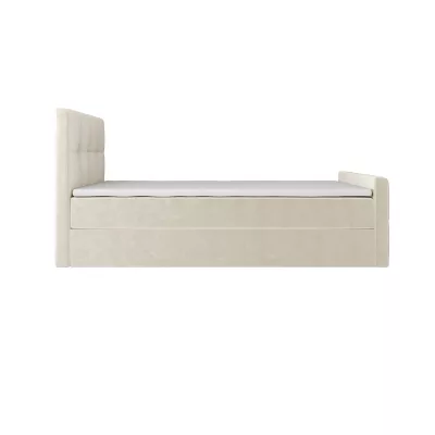 Jednolôžková boxspringová posteľ 90x200 ELIONE COMFORT 1 - béžová