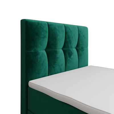 Jednolôžková boxspringová posteľ 90x200 ELIONE COMFORT 1 - zelená