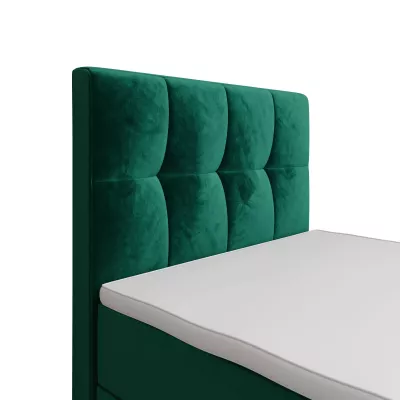 Jednolôžková boxspringová posteľ 90x200 ELIONE COMFORT 1 - zelená