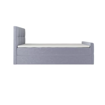 Jednolôžková boxspringová posteľ 90x200 ELIONE COMFORT 1 - svetlo fialová