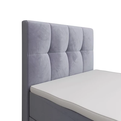 Jednolôžková boxspringová posteľ 90x200 ELIONE COMFORT 1 - svetlo fialová