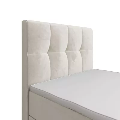 Jednolôžková boxspringová posteľ 100x200 ELIONE COMFORT 1 - béžová