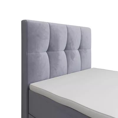 Jednolôžková boxspringová posteľ 100x200 ELIONE COMFORT 1 - svetlo fialová