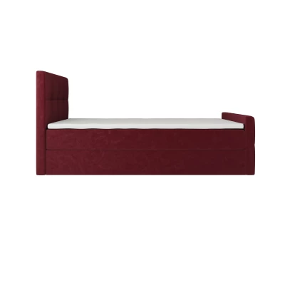 Jednolôžková boxspringová posteľ 120x200 ELIONE COMFORT 1 - červená Jednolôžková boxspringová posteľ 120x200 ELIONE COMFORT 1 - červená