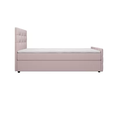 Kontinentálna posteľ 90x200 VASILISA COMFORT 5 - svetlo ružová