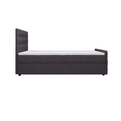 Kontinentálna posteľ 90x200 VASILISA COMFORT 5 - tmavo šedá