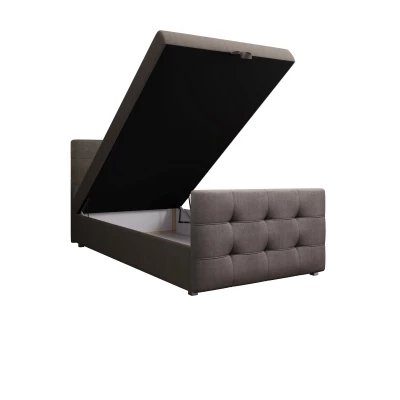 Kontinentálna posteľ 100x200 VASILISA COMFORT 5 - svetlo hnedá