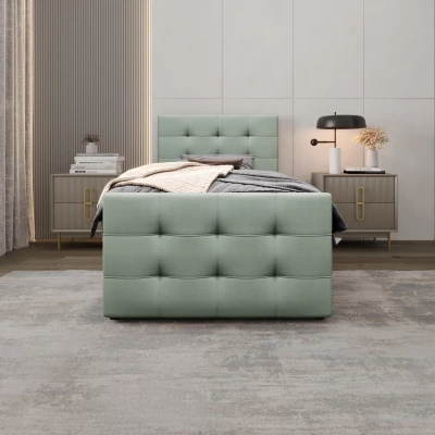 Kontinentálna posteľ 100x200 VASILISA COMFORT 5 - mätová