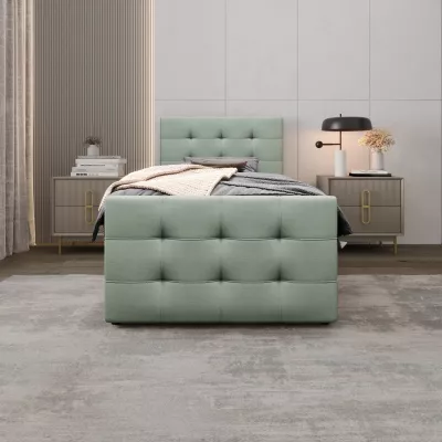 Kontinentálna posteľ 100x200 VASILISA COMFORT 5 - mätová
