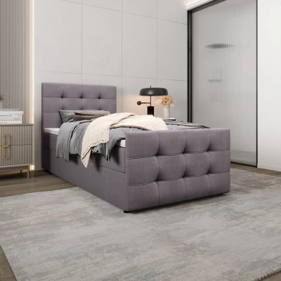 Kontinentálna posteľ 100x200 VASILISA COMFORT 5 - šedá