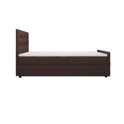 Kontinentálna posteľ 100x200 VASILISA COMFORT 5 - hnedá