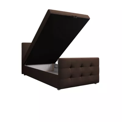 Kontinentálna posteľ 100x200 VASILISA COMFORT 5 - hnedá