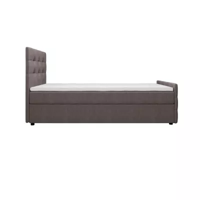 Kontinentálna posteľ 120x200 VASILISA COMFORT 5 - svetlo hnedá