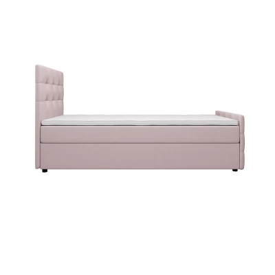 Kontinentálna posteľ 120x200 VASILISA COMFORT 5 - svetlo ružová