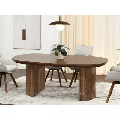 Oválny rozkladací stôl 200(300)x110 ANTOS - orech