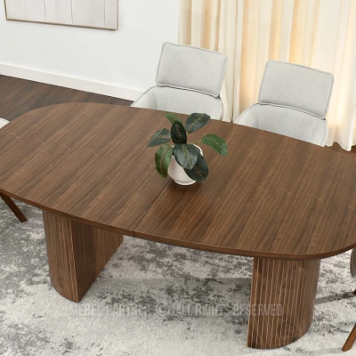 Oválny rozkladací stôl 200(300)x110 ANTOS - orech