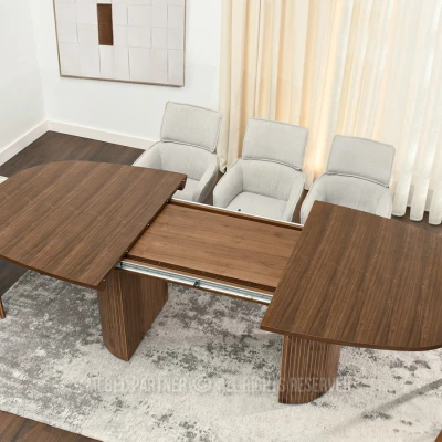 Oválny rozkladací stôl 200(300)x110 ANTOS - orech