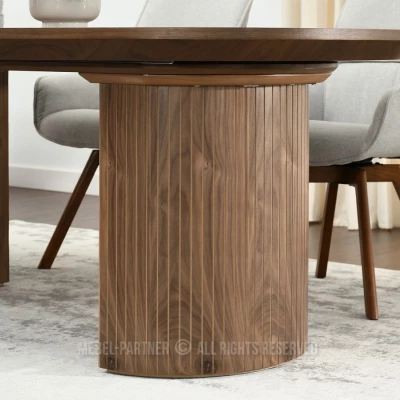 Oválny rozkladací stôl 200(300)x110 ANTOS - orech