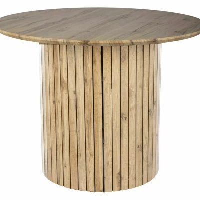 Okrúhly jedálenský stôl 100 KENTIN - dub artisan