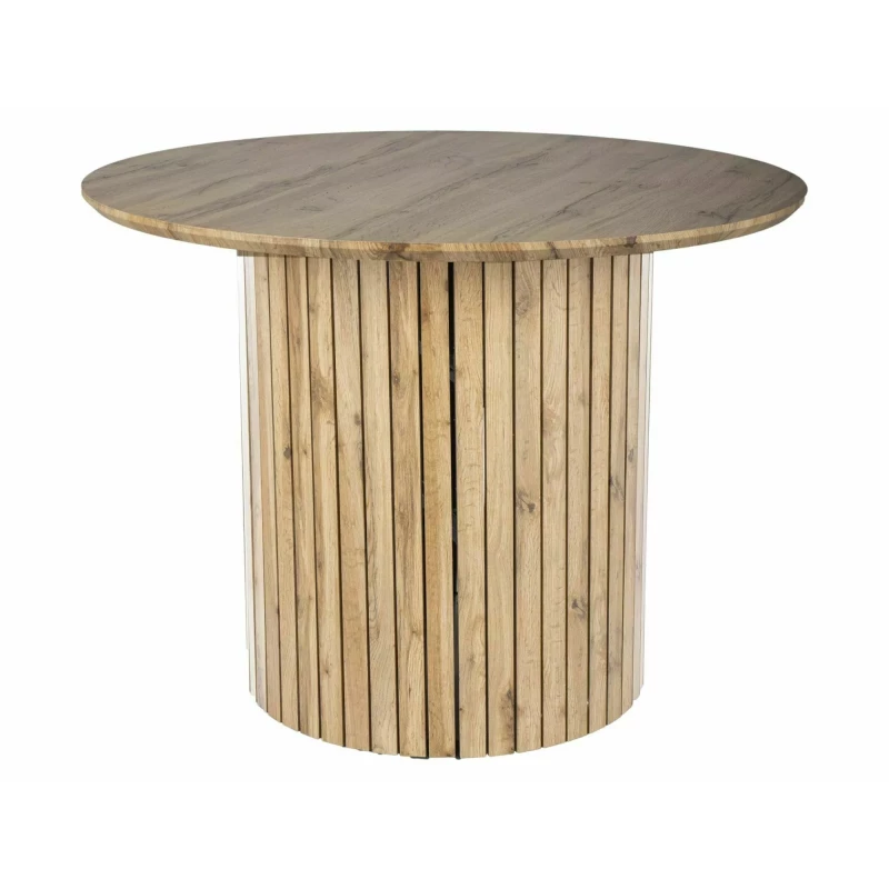 Okrúhly jedálenský stôl 100 KENTIN - dub artisan
