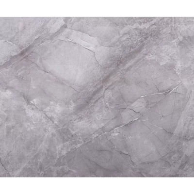 Rozkladací jedálenský stôl 120(180)x80 IMRAN - sivý / čierny