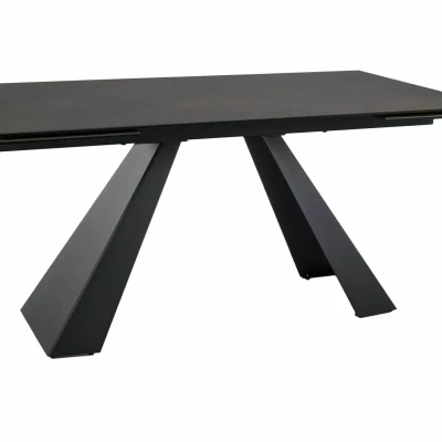 Rozkladací jedálenský stôl (160-240)x90 GEDEON 1 - hnedý / čierny