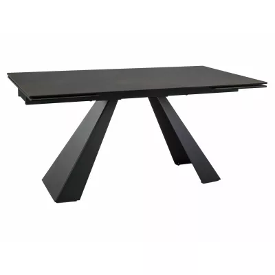 Rozkladací jedálenský stôl (160-240)x90 GEDEON 1 - hnedý / čierny