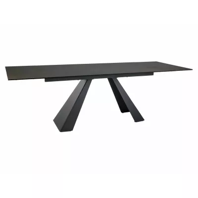 Rozkladací jedálenský stôl (160-240)x90 GEDEON 1 - hnedý / čierny