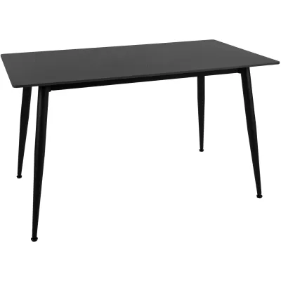 Jedálenský stôl 160x90 JUSEF - čierny