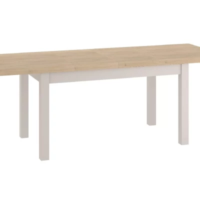 Rozkladací jedálenský stôl 140(218)x80 KALENYK - dub / kašmír