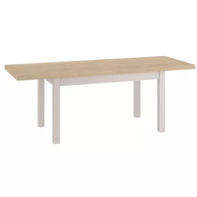 Rozkladací jedálenský stôl 140(218)x80 KALENYK - dub / kašmír